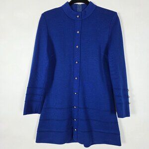 Vintage Sebastian Old Money Knit Womens Large Long Sleeve Pullover Tunic Blouse